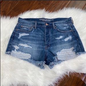AEO Hi-Rise Festival Jean Shorts Size 12